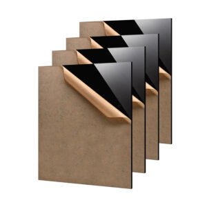 lámina de acrílico negro, 1.22x2.44m